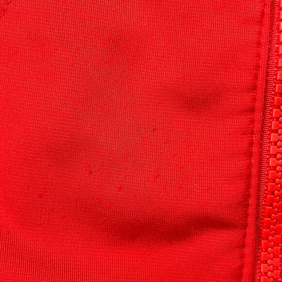 Nike Kids Red Track Jacket 4T RetroSport Y2K Athletic Zip-Up Tape Sleeve Boy - Picture 8 of 8